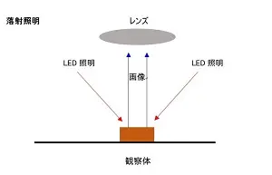 落射照明イラスト